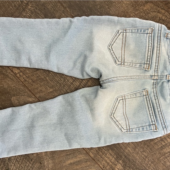 Cat and Jack & Wrangler Boys Jeans 2T Light & Dark Wash - Picture 6 of 9